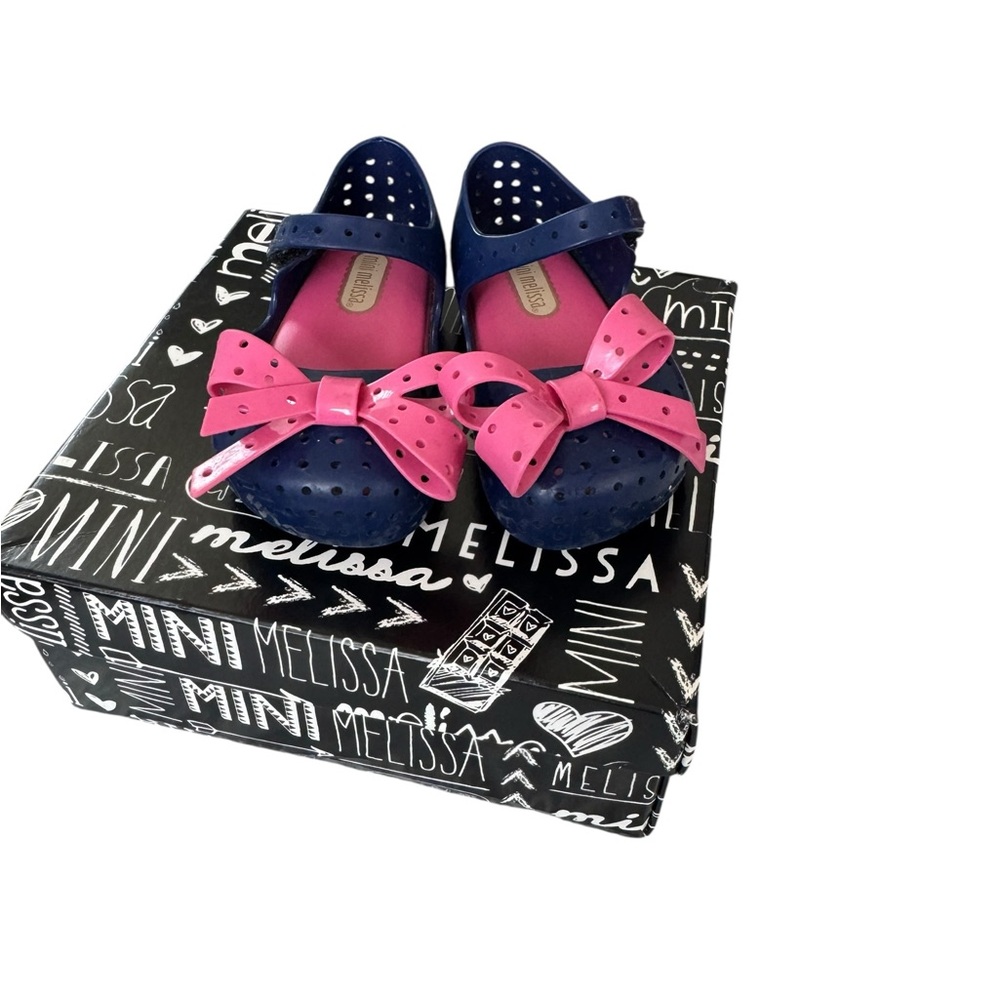 Melissa Kids Shoes - Navy Blue and Pink
